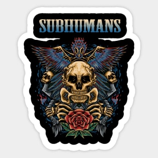 SUBHUMANS BAND Sticker